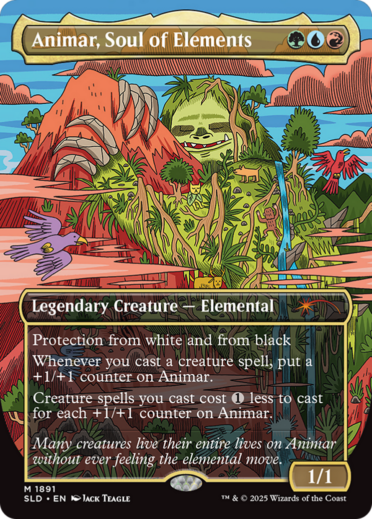 Animar, Soul of Elements (Rainbow Foil) [Secret Lair Drop Series] | Eastridge Sports Cards & Games