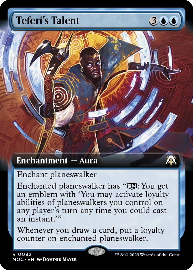 Teferi's Talent (Extended Art) [March of the Machine Commander] | Eastridge Sports Cards & Games