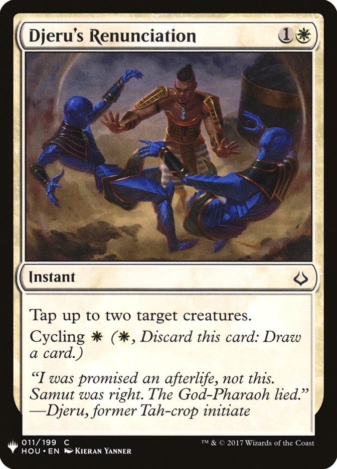 Djeru's Renunciation [Mystery Booster] | Eastridge Sports Cards & Games