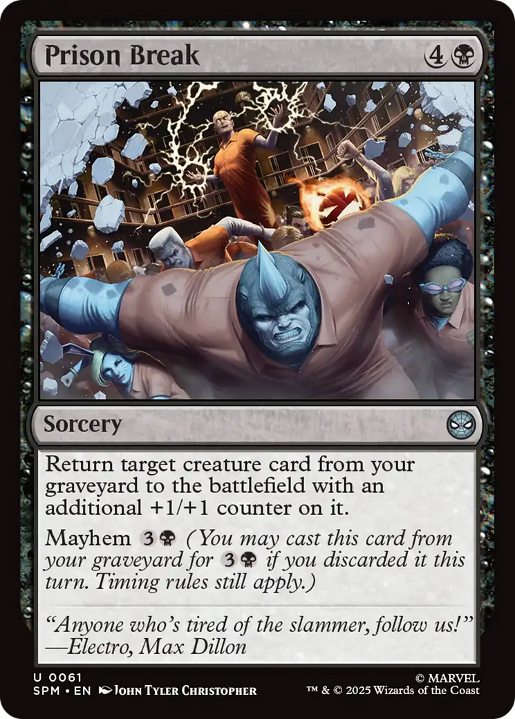 Prison Break [Marvel's Spider-Man] | Eastridge Sports Cards & Games