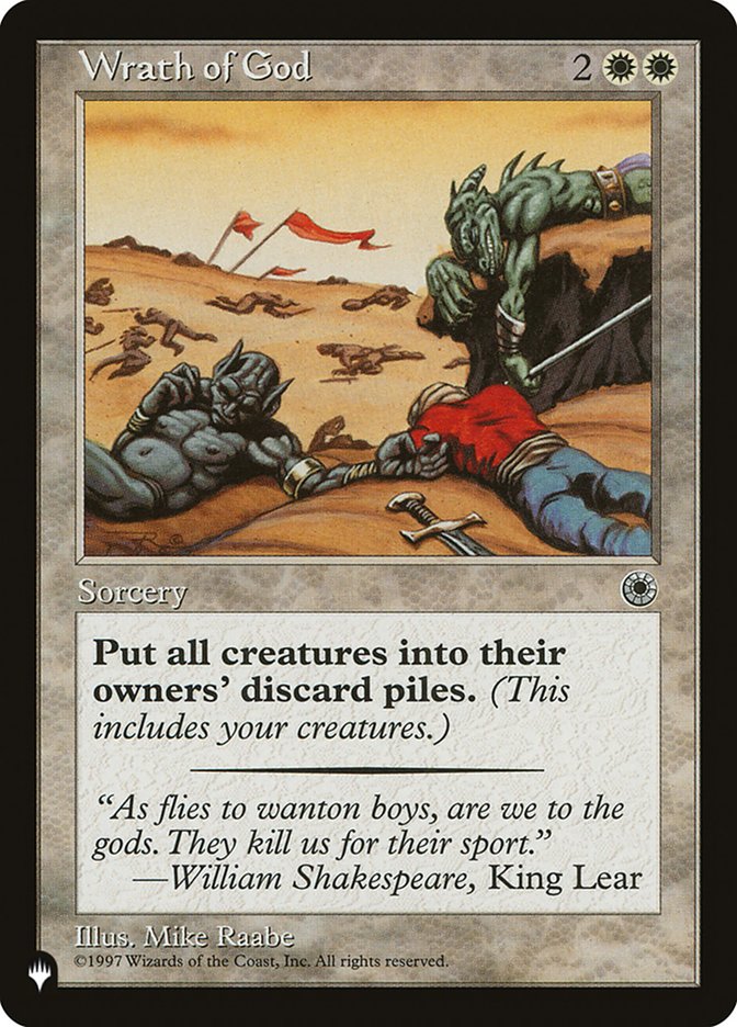 Wrath of God [The List] | Eastridge Sports Cards & Games