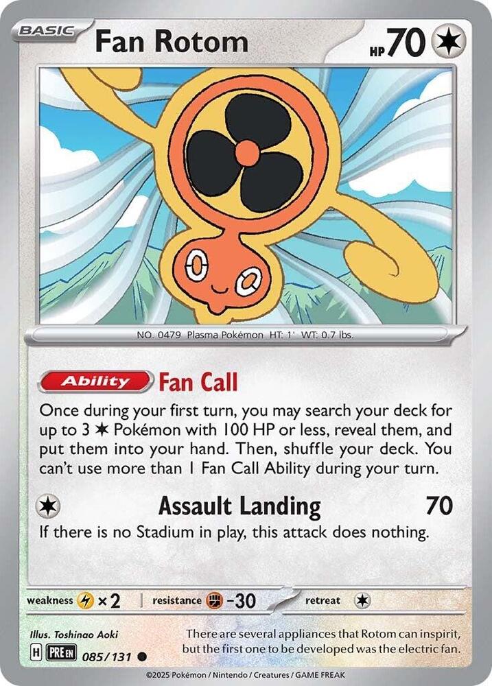 Fan Rotom (085/131) [Scarlet & Violet: Prismatic Evolutions] | Eastridge Sports Cards & Games