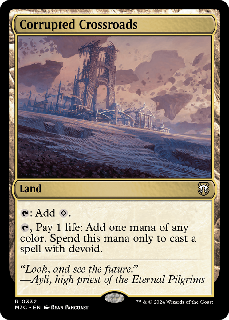 Corrupted Crossroads (Ripple Foil) [Modern Horizons 3 Commander] | Eastridge Sports Cards & Games