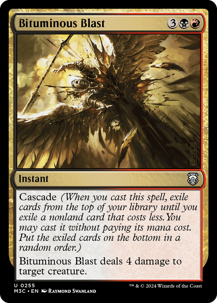 Bituminous Blast (Ripple Foil) [Modern Horizons 3 Commander] | Eastridge Sports Cards & Games