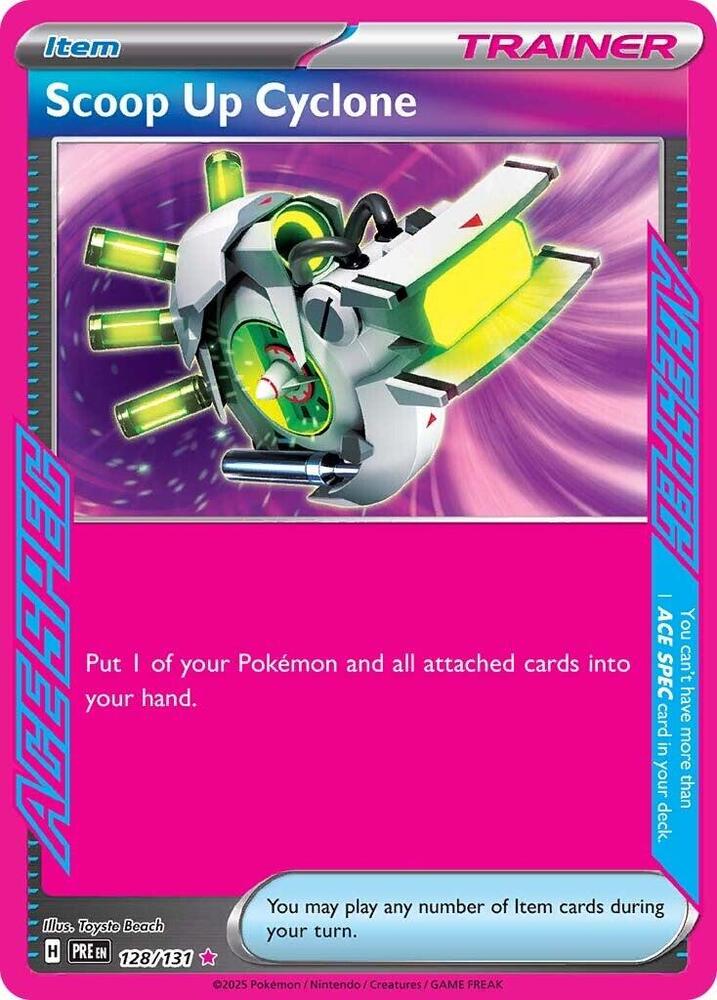 Scoop Up Cyclone (128/131) [Scarlet & Violet: Prismatic Evolutions] | Eastridge Sports Cards & Games