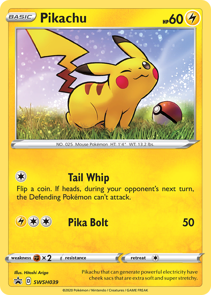 Pikachu (SWSH039) [Sword & Shield: Black Star Promos] | Eastridge Sports Cards & Games