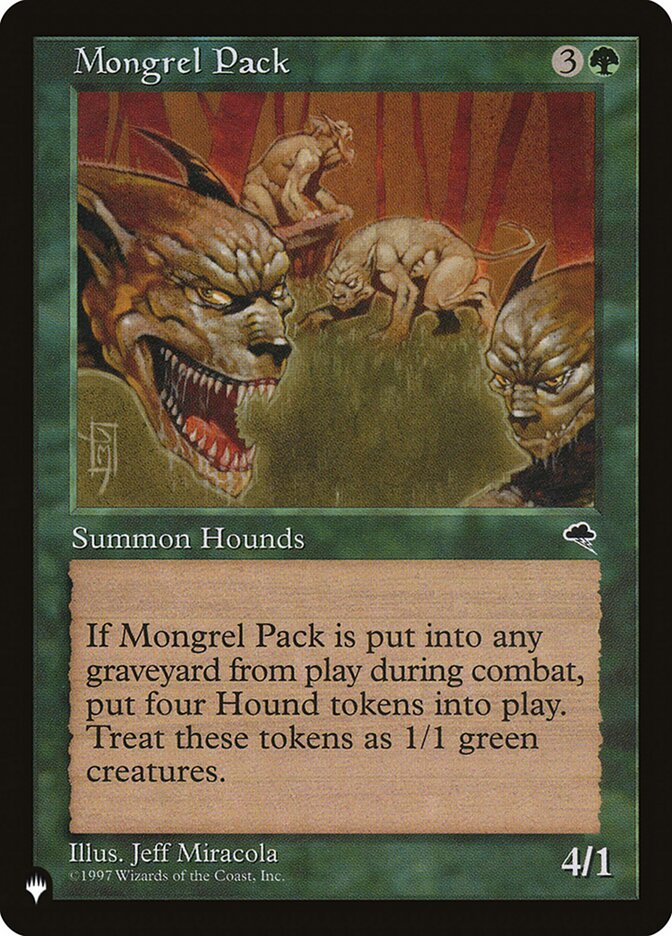 Mongrel Pack [The List] | Eastridge Sports Cards & Games