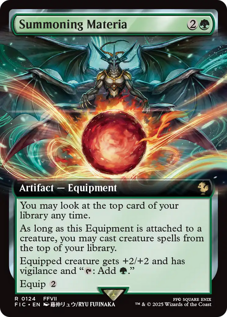Summoning Materia (Extended Art) [FINAL FANTASY Commander] | Eastridge Sports Cards & Games