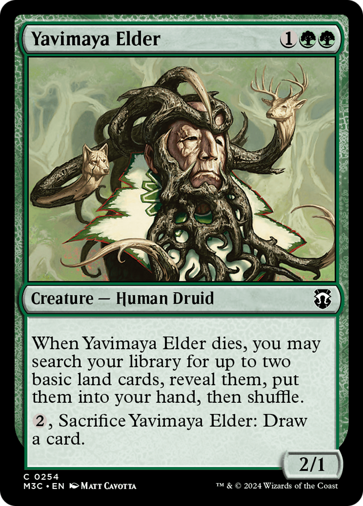 Yavimaya Elder (Ripple Foil) [Modern Horizons 3 Commander] | Eastridge Sports Cards & Games