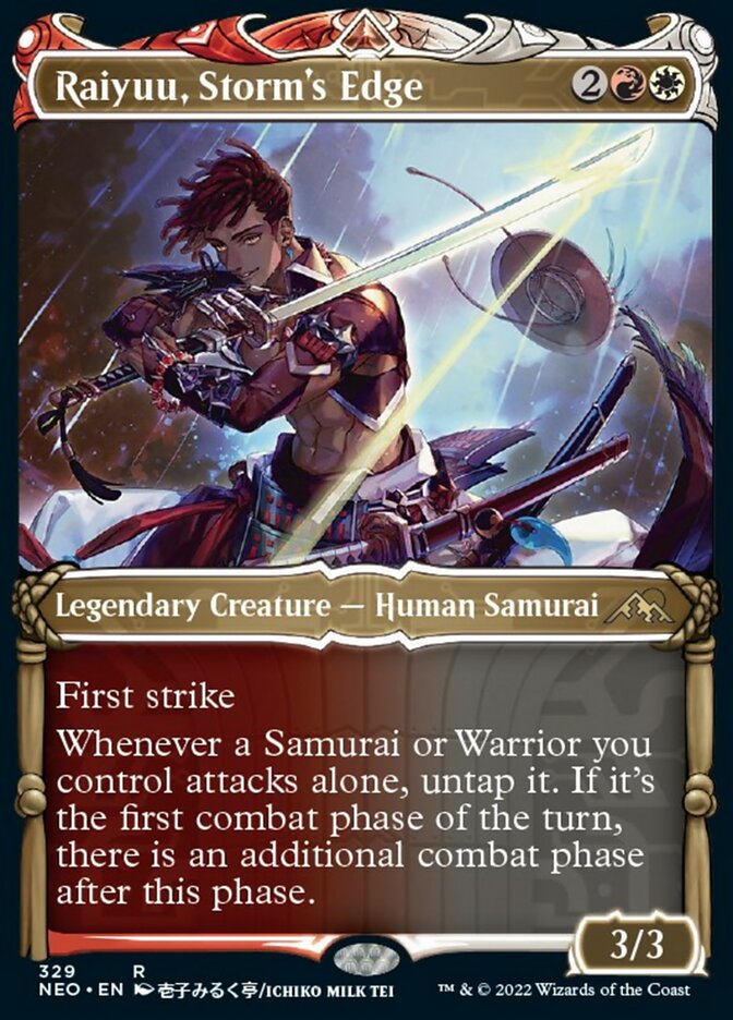 Raiyuu, Storm's Edge (Showcase Samurai) [Kamigawa: Neon Dynasty] | Eastridge Sports Cards & Games