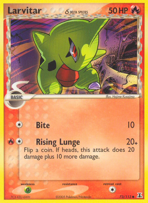 Larvitar (73/113) (Delta Species) [EX: Delta Species] | Eastridge Sports Cards & Games