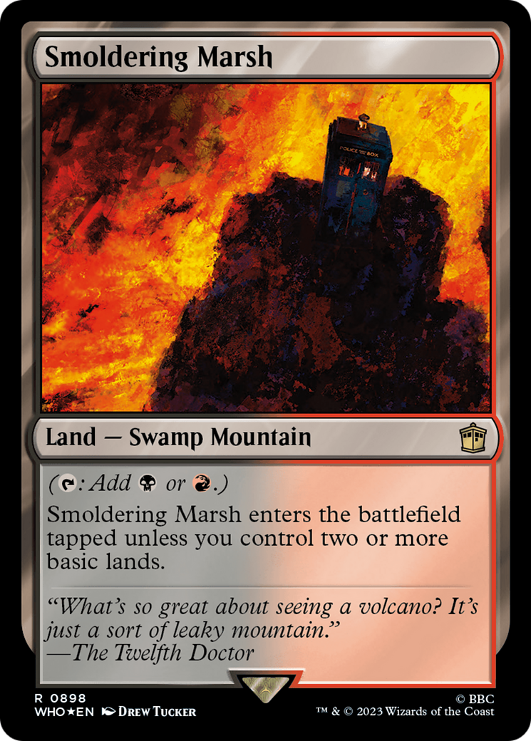 Smoldering Marsh (Surge Foil) [Doctor Who] | Eastridge Sports Cards & Games