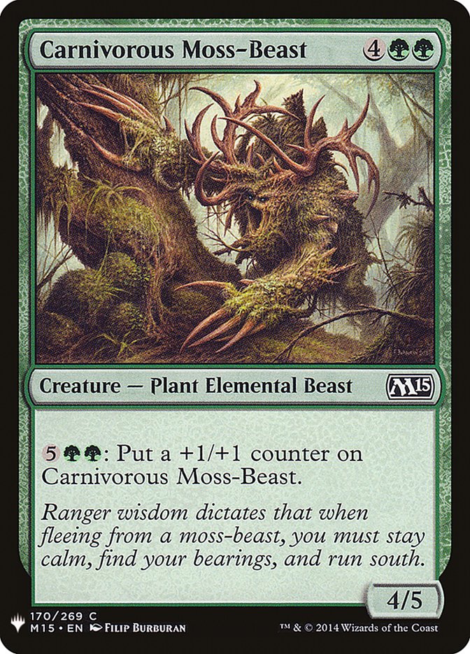 Carnivorous Moss-Beast [Mystery Booster] | Eastridge Sports Cards & Games