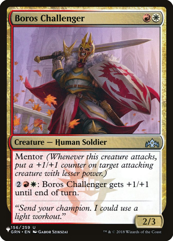 Boros Challenger [The List] | Eastridge Sports Cards & Games