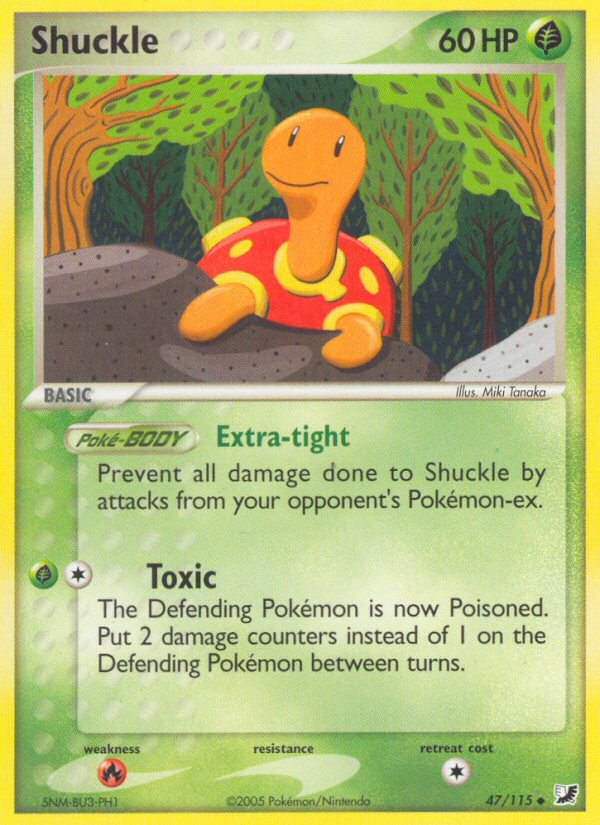 Shuckle (47/115) [EX: Unseen Forces] | Eastridge Sports Cards & Games