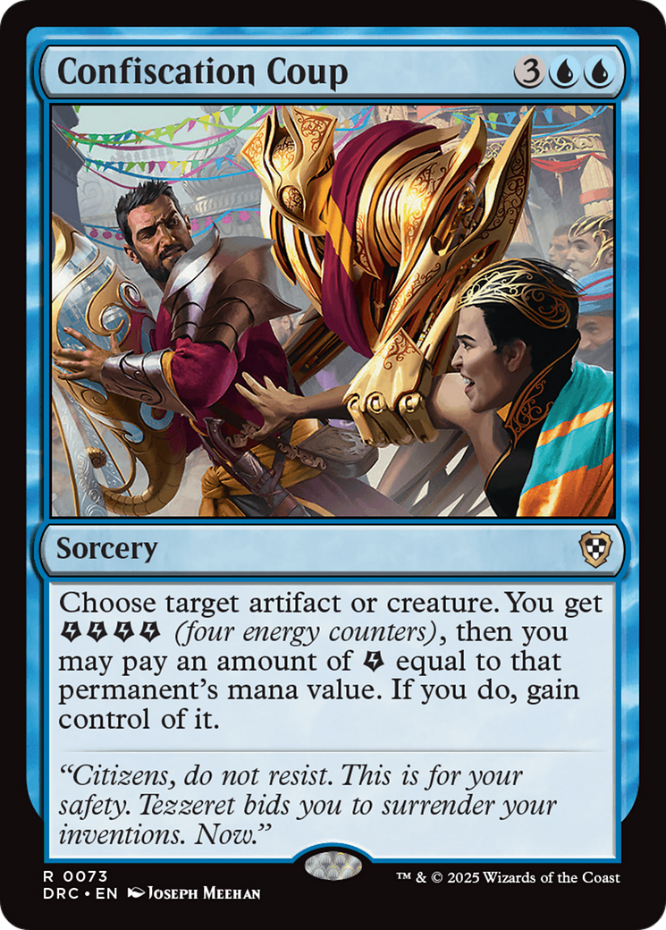 Confiscation Coup [Aetherdrift Commander] | Eastridge Sports Cards & Games