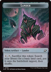 Beast (0006) // Lander Double-Sided Token [Edge of Eternities Tokens] | Eastridge Sports Cards & Games