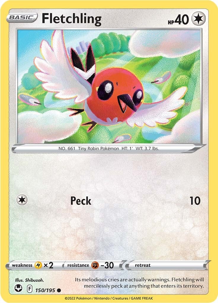 Fletchling (150/195) [Sword & Shield: Silver Tempest] | Eastridge Sports Cards & Games