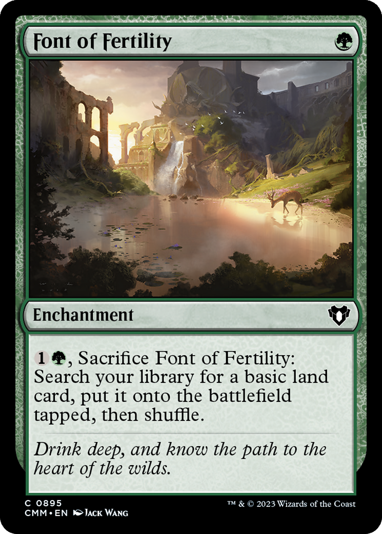 Font of Fertility [Commander Masters] | Eastridge Sports Cards & Games
