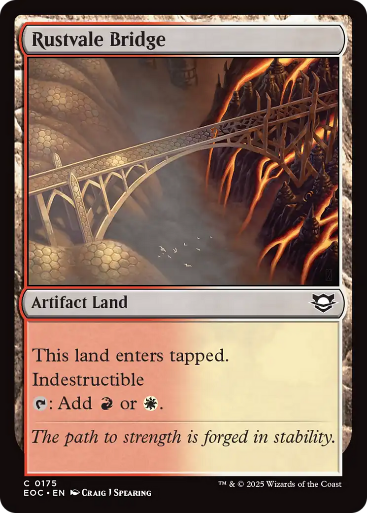 Rustvale Bridge [Edge of Eternities Commander] | Eastridge Sports Cards & Games