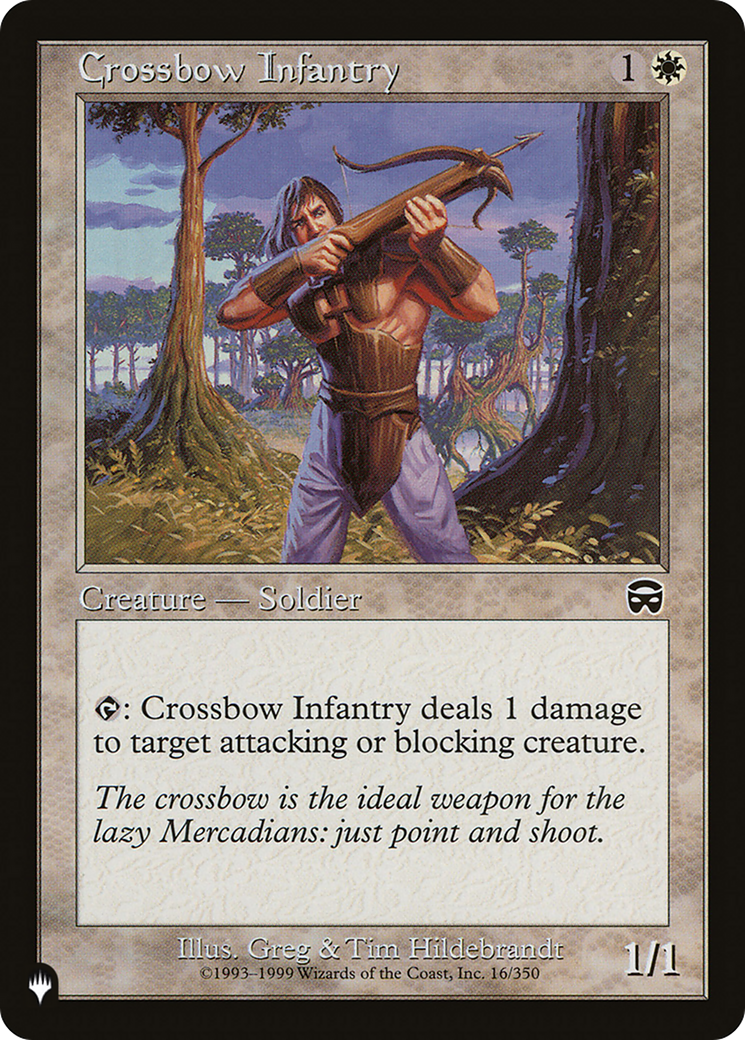 Crossbow Infantry [The List] | Eastridge Sports Cards & Games