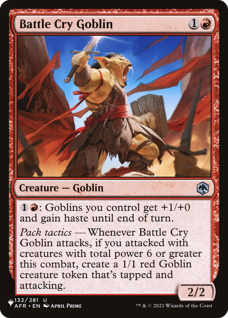 Battle Cry Goblin [The List] | Eastridge Sports Cards & Games