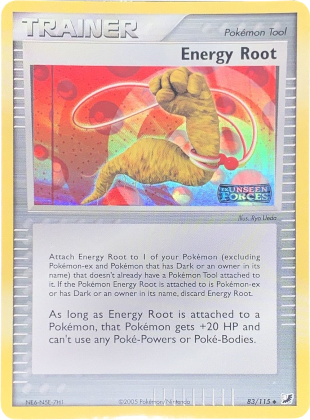 Energy Root (83/115) (Stamped) [EX: Unseen Forces] | Eastridge Sports Cards & Games