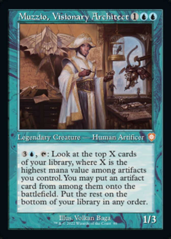Muzzio, Visionary Architect (Retro) [The Brothers' War Commander] | Eastridge Sports Cards & Games