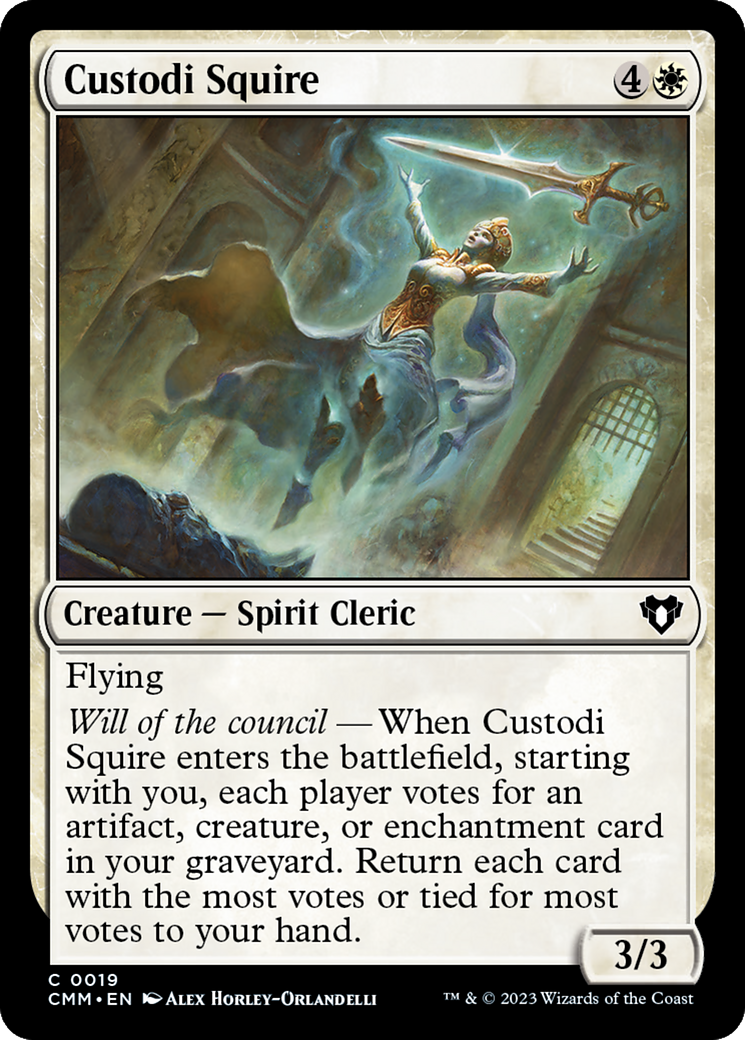 Custodi Squire [Commander Masters] | Eastridge Sports Cards & Games