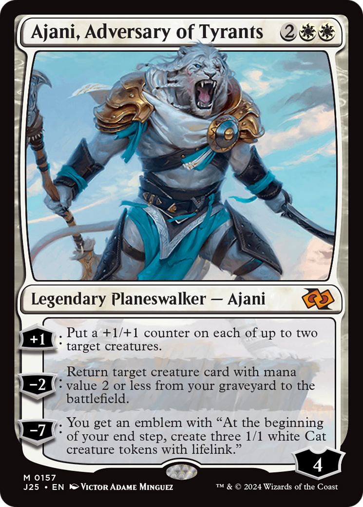 Ajani, Adversary of Tyrants [Foundations Jumpstart] | Eastridge Sports Cards & Games