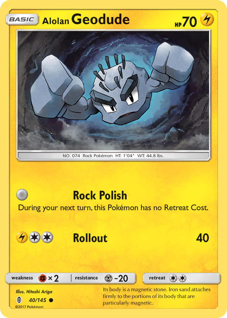 Alolan Geodude (40/145) [Sun & Moon: Guardians Rising] | Eastridge Sports Cards & Games