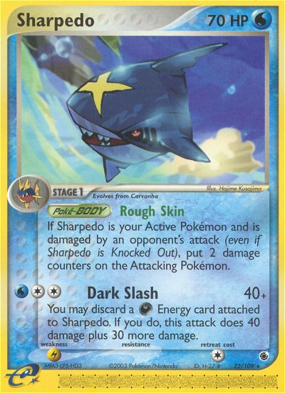 Sharpedo (22/109) [EX: Ruby & Sapphire] | Eastridge Sports Cards & Games