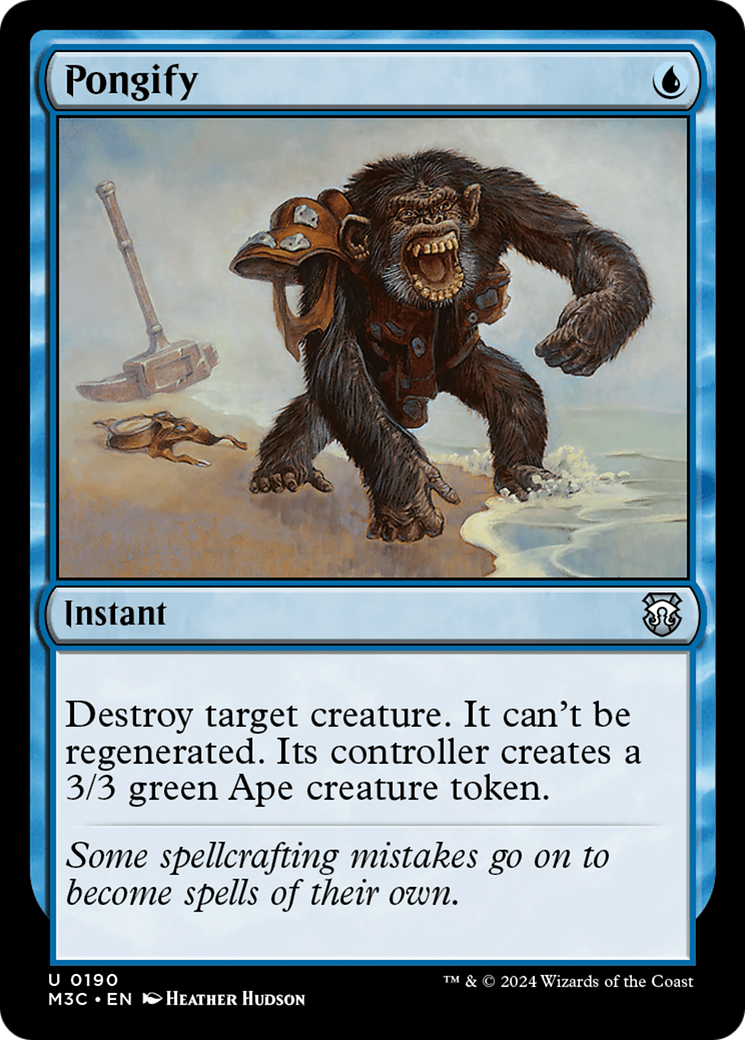 Pongify (Ripple Foil) [Modern Horizons 3 Commander] | Eastridge Sports Cards & Games