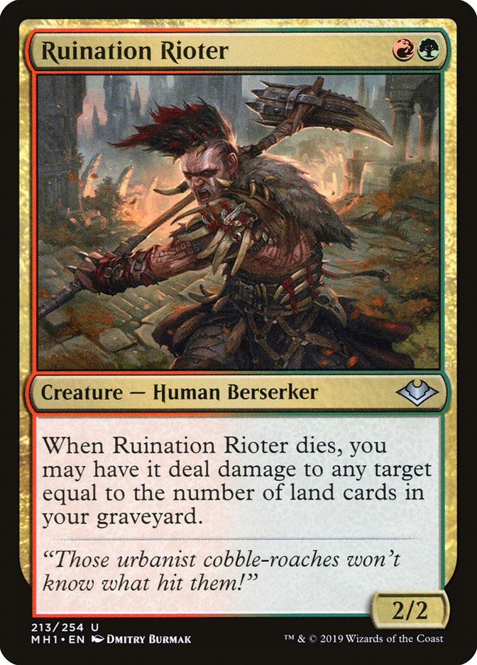 Ruination Rioter [Modern Horizons] | Eastridge Sports Cards & Games