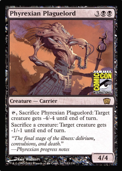 Phyrexian Plaguelord (San Diego Comic Con Oversized) [Oversize Cards] | Eastridge Sports Cards & Games