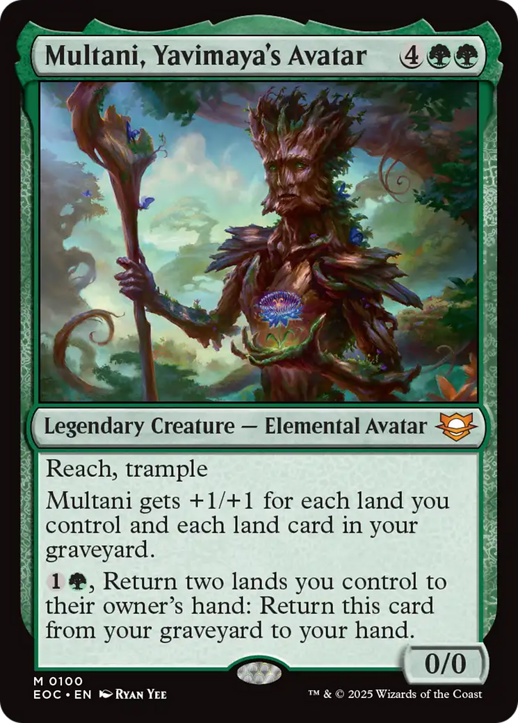Multani, Yavimaya's Avatar [Edge of Eternities Commander] | Eastridge Sports Cards & Games
