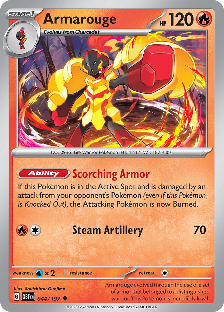 Armarouge (044/197) [Scarlet & Violet: Obsidian Flames] | Eastridge Sports Cards & Games
