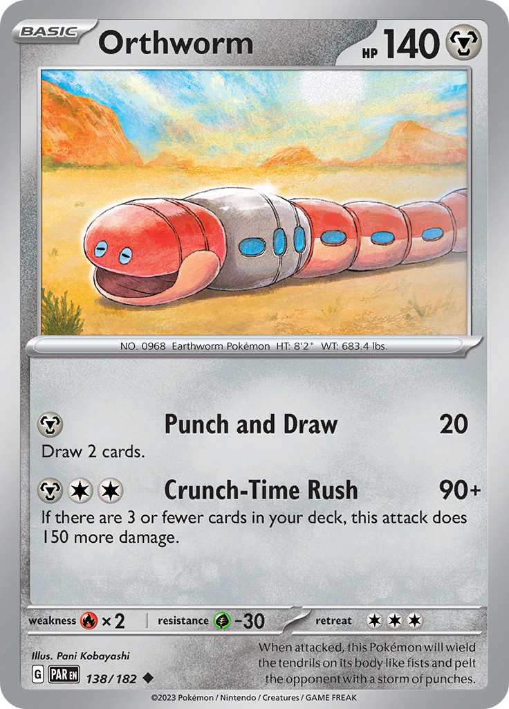 Orthworm (138/182) [Scarlet & Violet: Paradox Rift] | Eastridge Sports Cards & Games