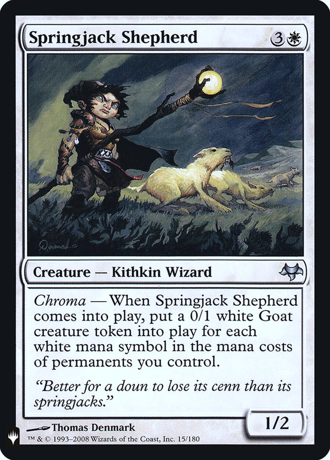 Springjack Shepherd [The List] | Eastridge Sports Cards & Games