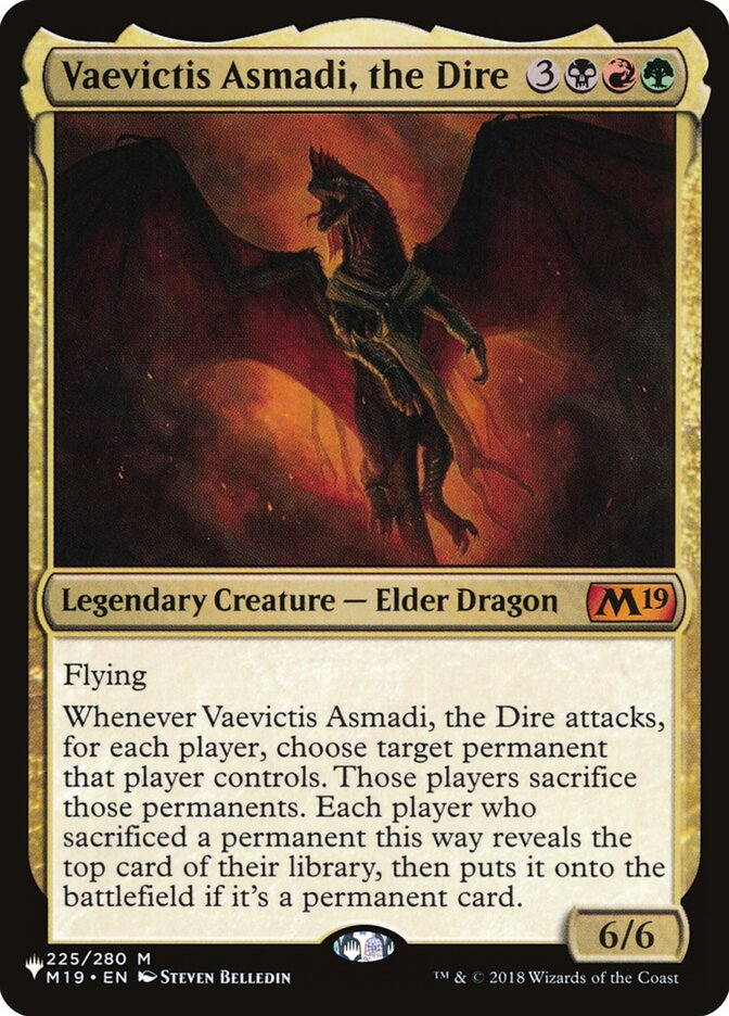 Vaevictis Asmadi, the Dire [The List] | Eastridge Sports Cards & Games