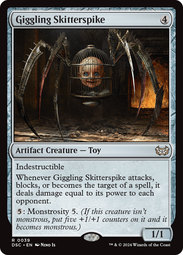 Giggling Skitterspike [Duskmourn: House of Horror Commander] | Eastridge Sports Cards & Games