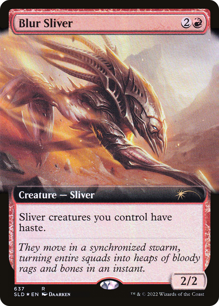 Blur Sliver (Extended Art) [Secret Lair Drop Promos] | Eastridge Sports Cards & Games