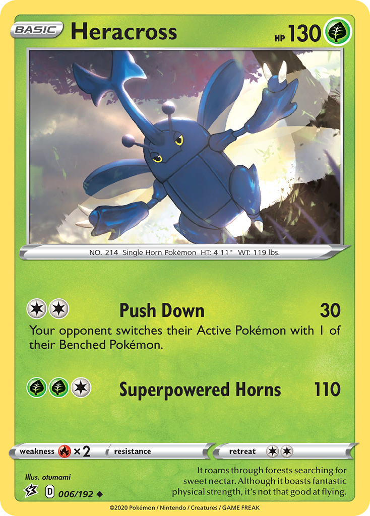 Heracross (006/192) [Sword & Shield: Rebel Clash] | Eastridge Sports Cards & Games