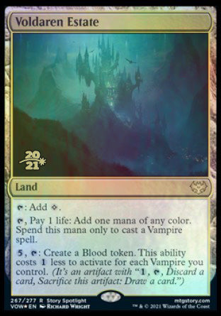 Voldaren Estate [Innistrad: Crimson Vow Prerelease Promos] | Eastridge Sports Cards & Games