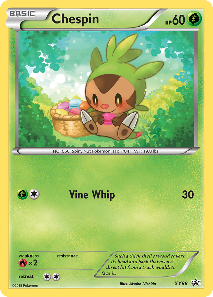 Chespin (XY88) (Collector Chest) [XY: Black Star Promos] | Eastridge Sports Cards & Games