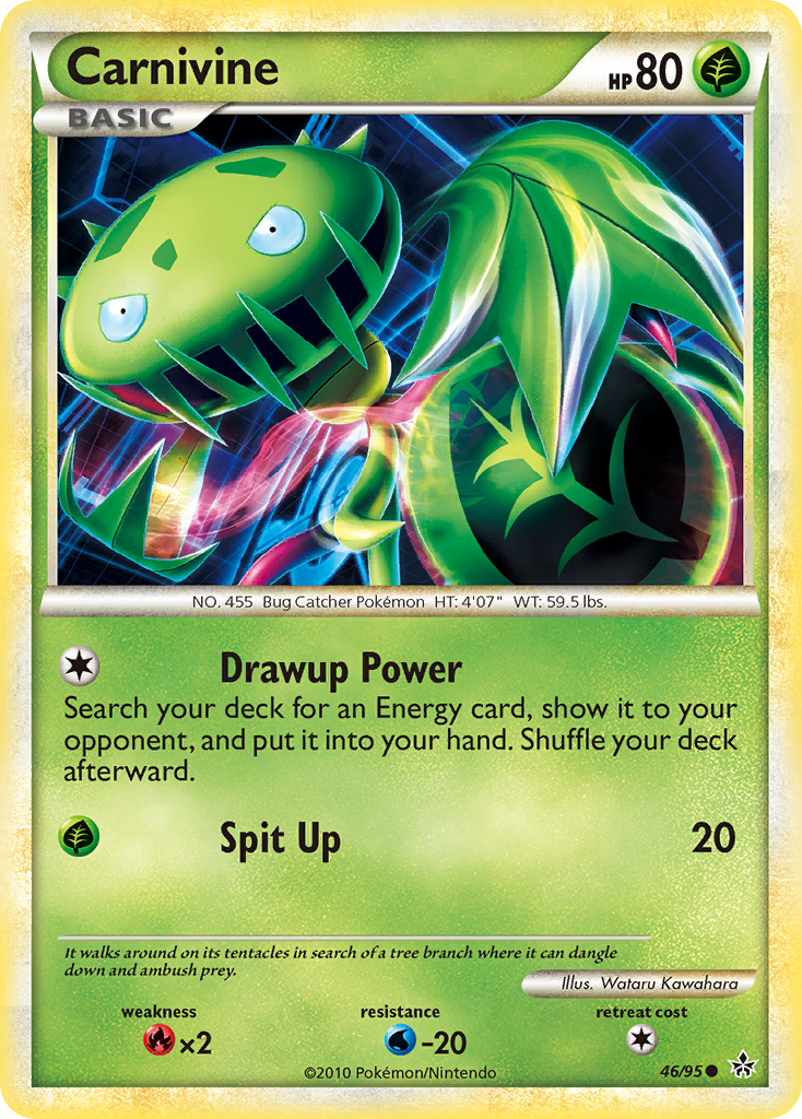 Carnivine (46/95) [HeartGold & SoulSilver: Unleashed] | Eastridge Sports Cards & Games