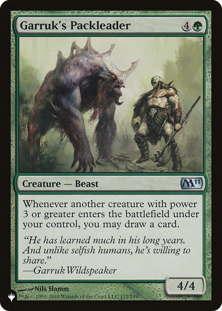 Garruk's Packleader [The List] | Eastridge Sports Cards & Games