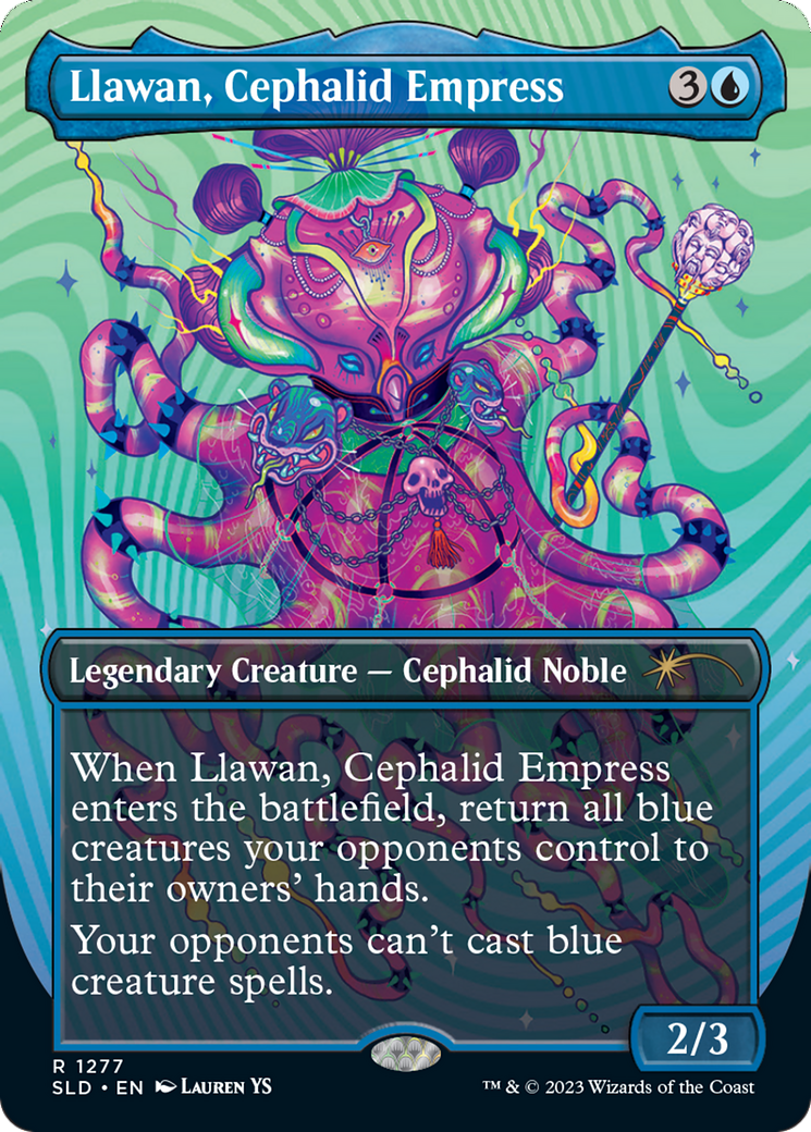 Llawan, Cephalid Empress (Borderless) [Secret Lair Drop Series] | Eastridge Sports Cards & Games