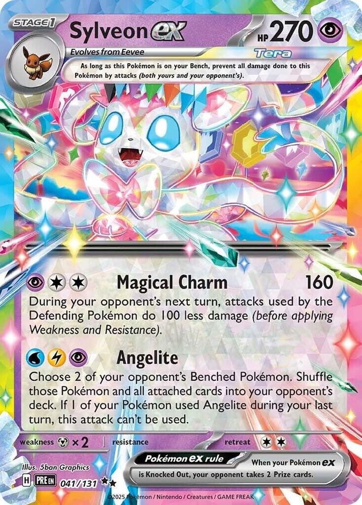 Sylveon ex (041/131) [Scarlet & Violet: Prismatic Evolutions] | Eastridge Sports Cards & Games