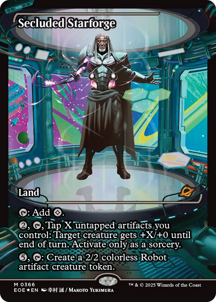 Secluded Starforge (Showcase) [Edge of Eternities] | Eastridge Sports Cards & Games